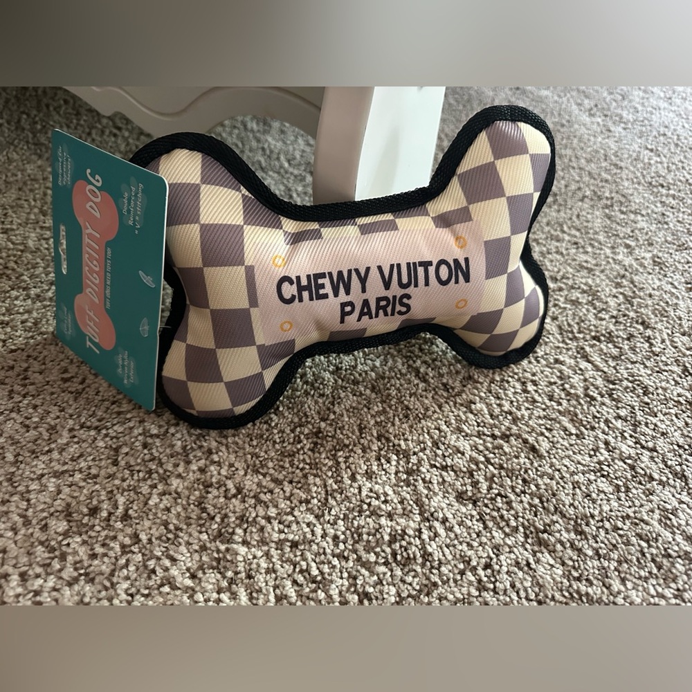 NWT Chewy Vuiton Paris Dog Toy